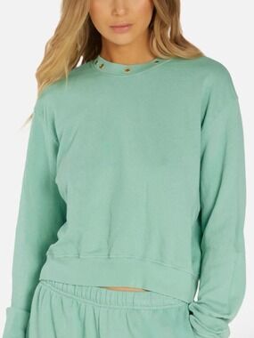 Michael Lauren Exon Eyelets Mint - Large